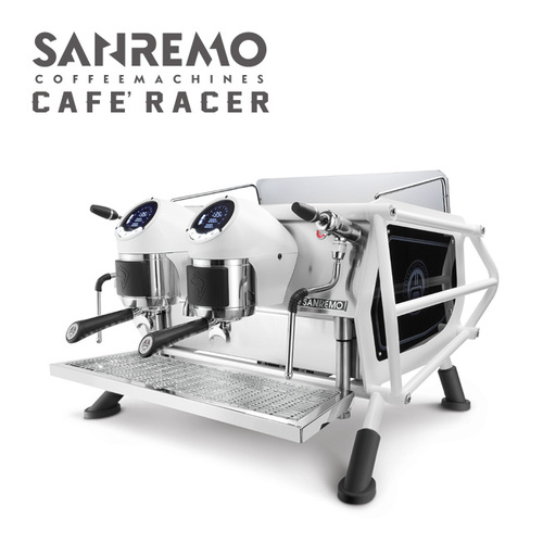 SANREMO CAFE RACER BLACK & WHITE 雙孔營業用咖啡機 220V示意圖
