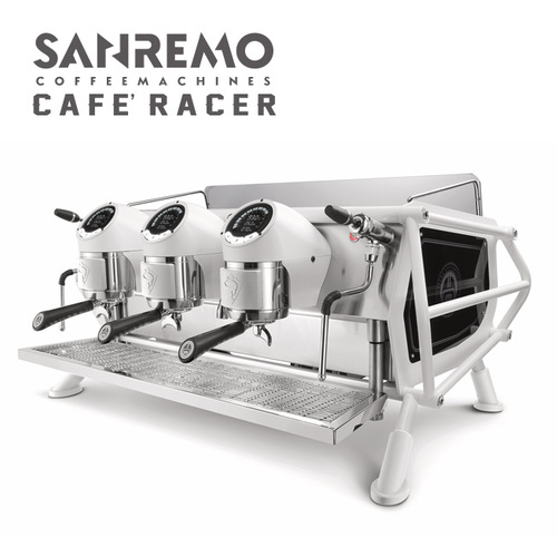 SANREMO CAFE RACER FULL WHITE 三孔營業用咖啡機 220V示意圖