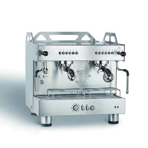 【訂金】BEZZERA 貝澤拉 OTTO COMPACT DE 雙孔營業用咖啡機 (不銹鋼版) 220V示意圖