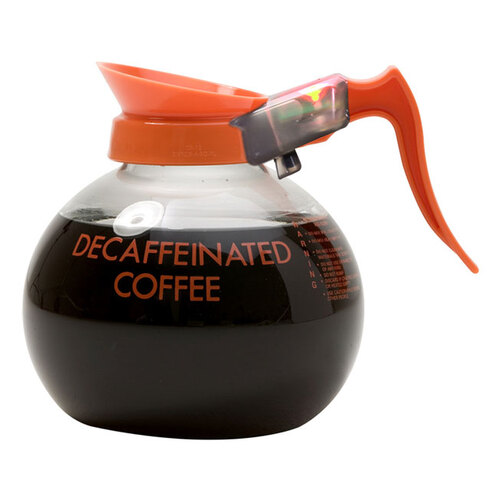 Curtis FreshTrac 美式玻璃咖啡壺 低咖啡因標示 64oz示意圖