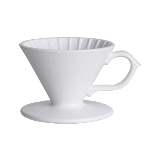 V01手作陶瓷咖啡濾器(白)示意圖
