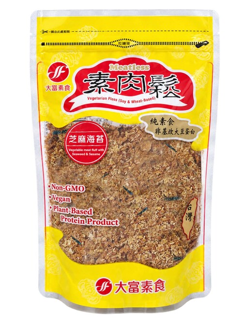 【大富素食】芝麻海苔素肉鬆示意圖