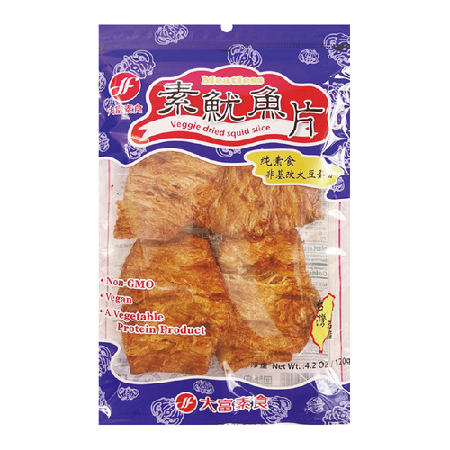 【統福】大富素食 素魷魚片示意圖
