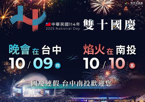 1140919壯麗旗海飄揚！中市府喜迎僑胞回台中共度國慶示意圖