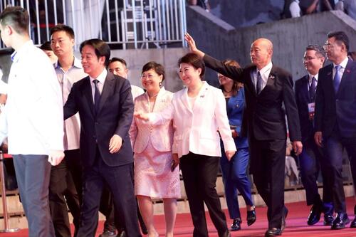 1141009國慶晚會在台中！盧市長致詞籲各界關懷花蓮：「善良、團結、勇敢」是立國精神 賴總統：沒台灣就沒中華民國 絕不能放棄主權示意圖