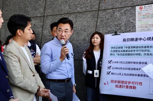 1141013立院考察臺中交通建設 江啟臣籲交通部加速進度：勿讓臺中陷入交通惡夢！何欣純籲：台中高鐵特區系統性整體規劃示意圖