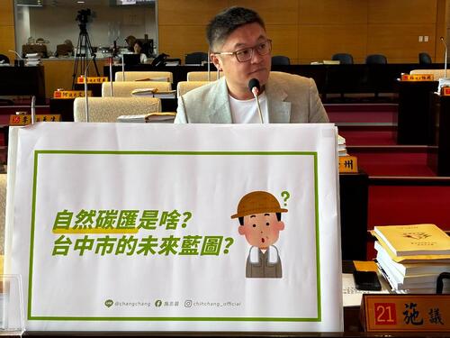 1141020施志昌議員促台中市儘速擬定自然碳匯推動計畫示意圖