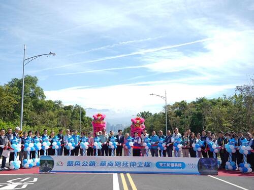 1141031近20年期待！斥資13億大肚「藍色公路」延伸向上路今完工通車示意圖