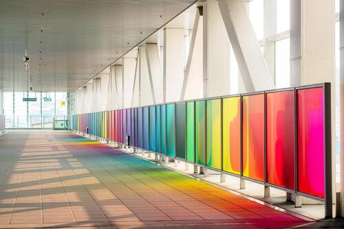 1141121行走在彩虹上！中捷烏日站公共藝術打造城市移動美學示意圖