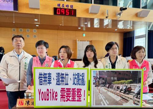 1141124台中YouBike亂象未解：借無車、還無位成日常 陳雅惠議員批市府調度失衡、站點錯置、治安風險升高示意圖