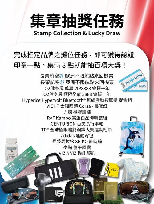 1141209全球極限體能鋼鐵大賽點燃台中！ 全民集章挑戰同步開戰 集滿抽長榮航空歐美來回機票示意圖