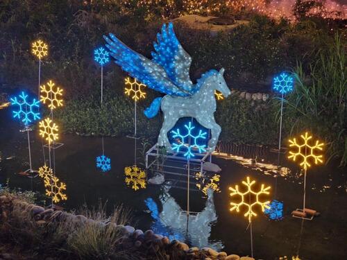 1141216迎耶誕、跨年與元宵！水利局點亮四大燈區　藍白冰河、飄雪效果打造最浪漫台中冬季示意圖