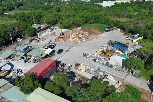 1141226台中檢警環淨土專案擴大威力掃蕩 聯手查獲非法清理營建廢棄物犯罪產業鏈示意圖
