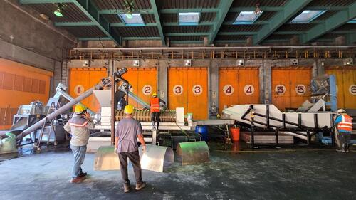 1150102中市環保局率先引進廚餘固液分離設備 降低4成廚餘含水率減輕焚化廠負擔示意圖