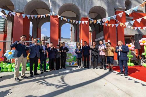 1150105打造友善育兒職場環境 國立中興大學0至2歲托嬰中心 115年1月5日正式開園示意圖