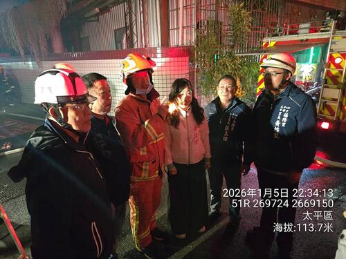 1150106太平區住宅火警 市府即刻啟動安置與證件補辦機制 全力照顧受災市民示意圖
