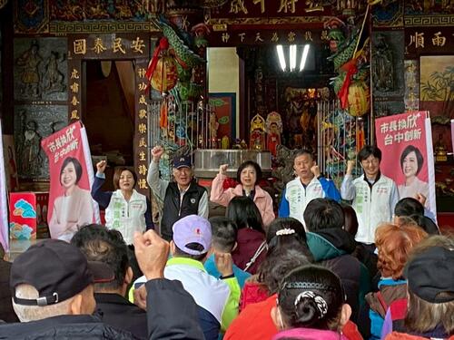 1150110何欣純東區開講傾聽民意 提「三加一」政見 陳雅惠：把市民聲音帶進市政示意圖