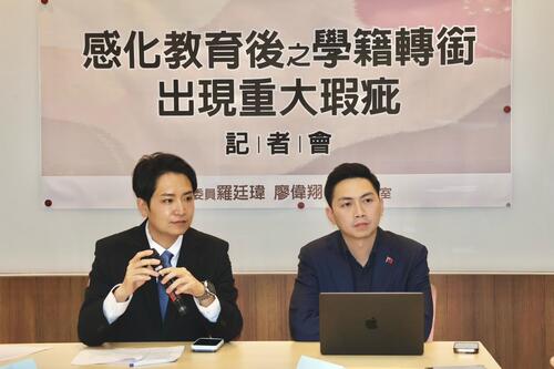 1150422學籍轉銜重大瑕疵 立委羅廷瑋、廖偉翔：不應再讓加害少年與被害人同校示意圖