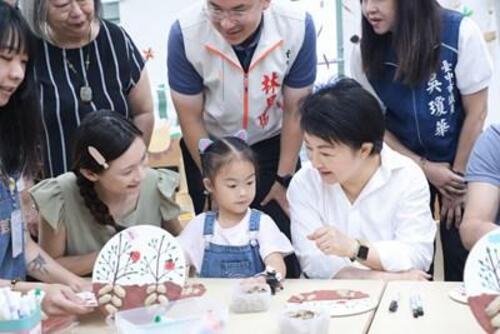 1150427台中有喜好事花生！龍井親子館開幕 盧市長：實現「區區親子館」共創在地幸福示意圖