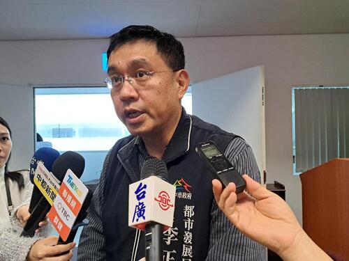 1150503龍井沙田路坍陷搶修中 中市都發局要求鄰近工地停工釐清示意圖
