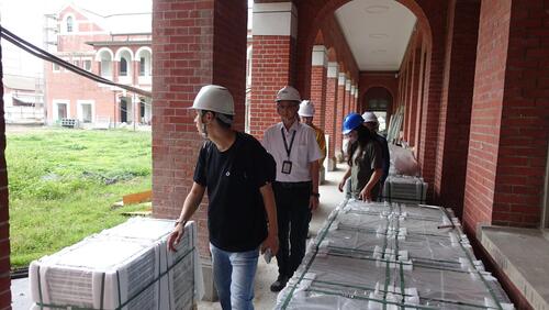 1150506百年古蹟「台中州廳」活化再利用 工程進度全速推進 打造舊城文化新核心示意圖