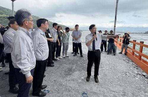 1150529卓院長視察馬太鞍溪防汛整備情形 經濟部：跨部會協力汛期防災  提升整體承洪韌性示意圖