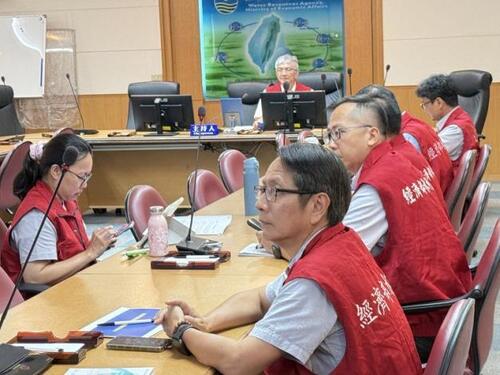 1150625因應西南風增強及鋒面接近影響 經濟部9時二級開設示意圖