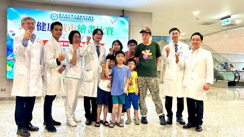 1150627醫療、藝術與人文關懷並重 中醫大市醫打造北屯健康新地標「遇見幸福守護」繪畫比賽暨健康促進園遊會熱鬧登場示意圖