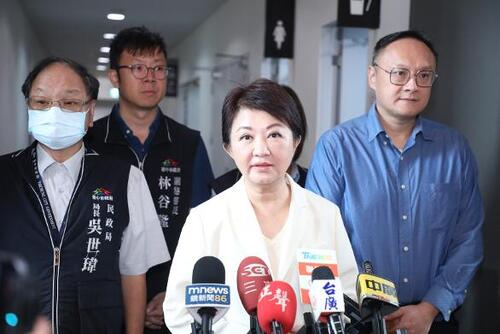 1150730中選會游主委將來訪 盧秀燕罕見表態：倒閣成功併大選  這樣較妥當！示意圖