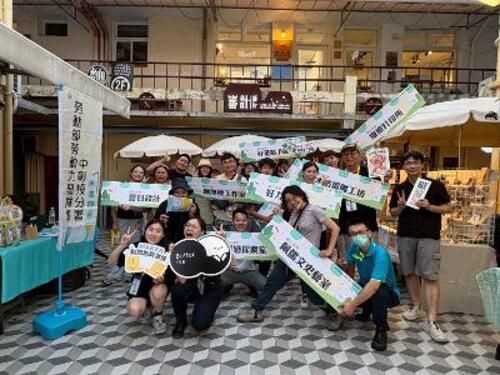 1150820從想創業到上場擺攤 青年職涯發展中心培力青年學習、實作、驗證市場示意圖