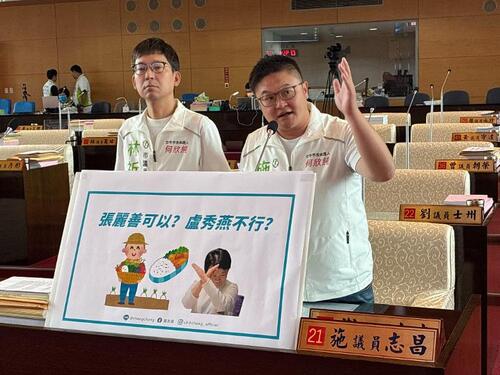 1150821四十一億免費營養午餐不能降品質！中市議員施志昌籲：採購台中在地無毒有機食材示意圖