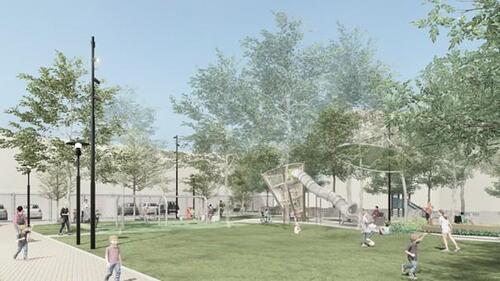 1150830把地方故事搬進大里光武公園！中市建設局投入1,108萬元打造「鹹菜桶主題遊戲場」示意圖