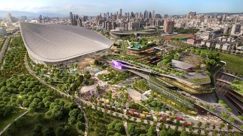 1150928中市府催生超巨蛋 帶動水湳經貿園區躍升新格局示意圖