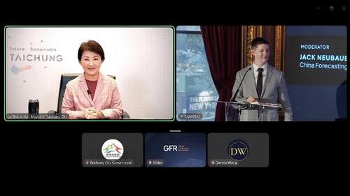 1151014亞洲唯一受邀！盧市長登上「全球熱點圓桌會議」 拋「T・W・N」論訴維護台海和平示意圖