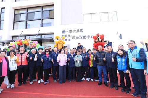 1150123大里公墓華麗轉型！中市府斥資逾5千萬打造仁化、仁德里活動中心 盧市長：獻給里民的新春禮物 立院藍白黨團將提案先通過新興預算718億元 盧盼：讓這樣的預算能夠上路 下放地方照顧全國百姓示意圖