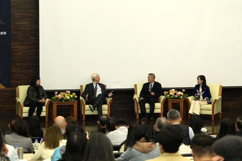 1150204諾貝爾經濟學獎得主Robert F. Engle III東海大學開講 以財務金融新思維破解氣候風險與挑戰示意圖