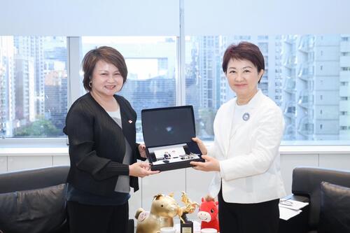 1150307新加坡新任駐台代表符秀麗首訪台中 盧市長盼雙方深化城市交流合作示意圖