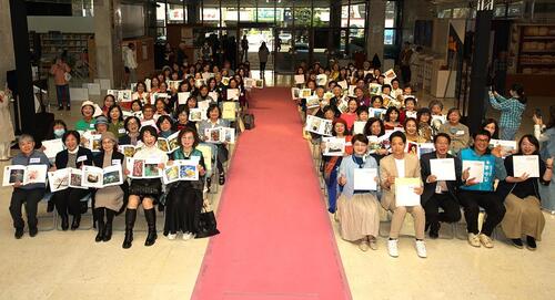 1150314二十五歲的夢想遇見94歲的優雅 台中女性藝術家聯展 刷新歷屆規模紀錄！示意圖