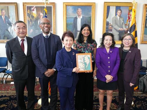 1150318城市外交新里程！訪團拜會馬里蘭州府 副州長盛讚盧市長女力執政貢獻示意圖