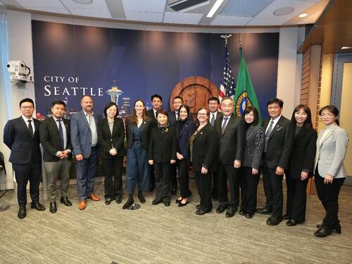 1150321訪美行程滿檔！盧市長城市外交最後一站  會晤西雅圖、塔可瑪兩市長交流「台中經驗」示意圖