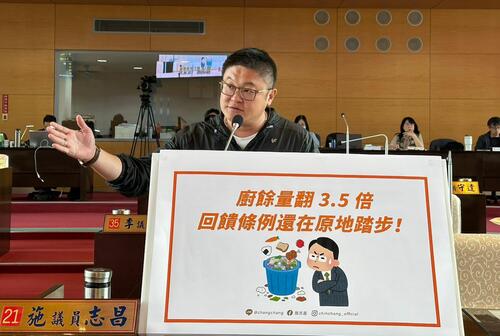 1150327廚餘量暴增3.5倍回饋卻「看得到吃不到」？ 施志昌為外埔請命：要求修法納入處理量回饋示意圖