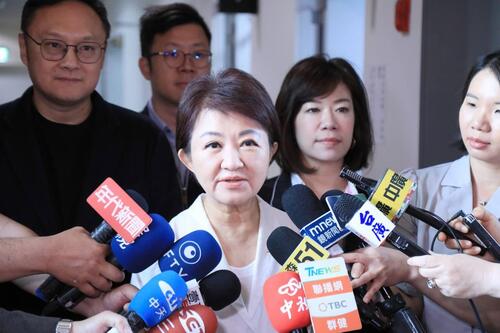 1150331藍台中市長初選 江啟臣民調贏楊瓊瓔 盧秀燕：君子之爭 他們說到做到了示意圖