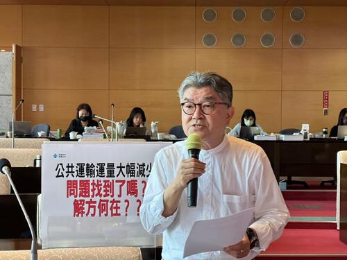 1150331台中公車惹民怨 李中議員：營運已到了非改不可情況 張芬郁議員：脫班誤點 建議公車聯營創四贏示意圖