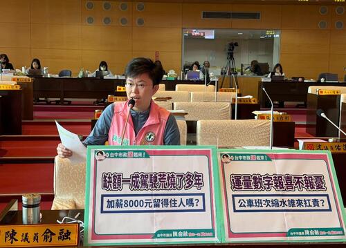 1150331缺額一成、高齡化、駕駛荒燒了多年 市議員陳俞融質疑：公車班次縮水誰來扛責？ 交通局：推動自駕公車試辦 缺工時代透過科技化方式逐步平衡示意圖