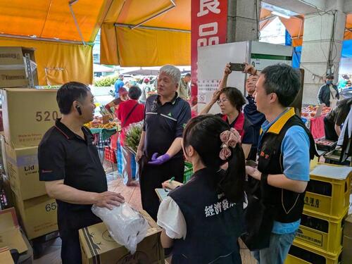 1150403中市府跨機關稽查傳統市場塑膠袋供應 建立協助機制確保穩定示意圖