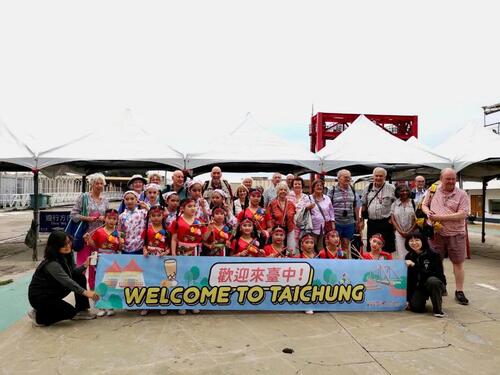 1150407「島嶼天空」郵輪首航台中 115年台中郵輪觀光大躍進示意圖