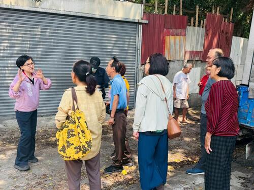 1150411居民要求清除大里旱溪舊河道廢棄物  環保局：行文請示地檢署有無保全證據需求示意圖