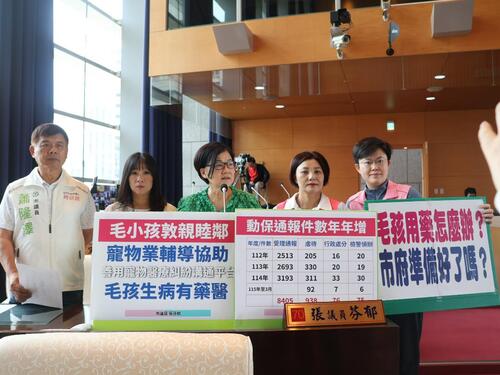 1150414動物用藥新制暫緩施行 張芬郁等議員關切台中27萬犬貓寵物有藥可用示意圖