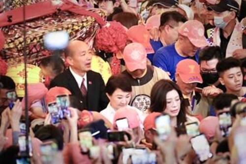 1150417農曆3月迎媽祖大甲媽17日晚起駕  盧秀燕、韓國瑜、鄭麗文扶轎示意圖