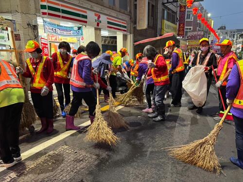1150418「環保英雄與女神同行！」大甲媽祖遶境登場 中市環保局號召3千志工守護沿線環境示意圖
